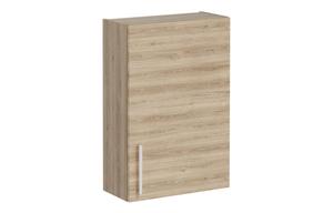 VitrA Root Flat 60cm 1 Door Upper/Wall Unit (RH Hinge) - Natural Oak